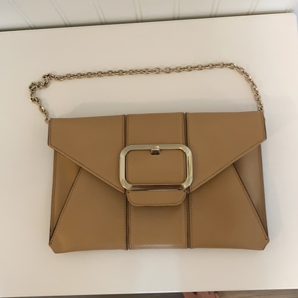 Express tan envelop clutch - Picture 2 of 4